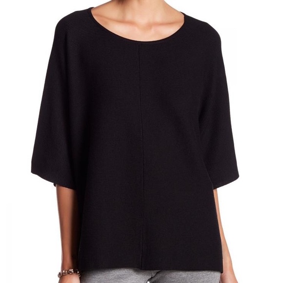 2/$50 - NWT Cyrus Box Top Sweater - Black - Picture 3 of 7